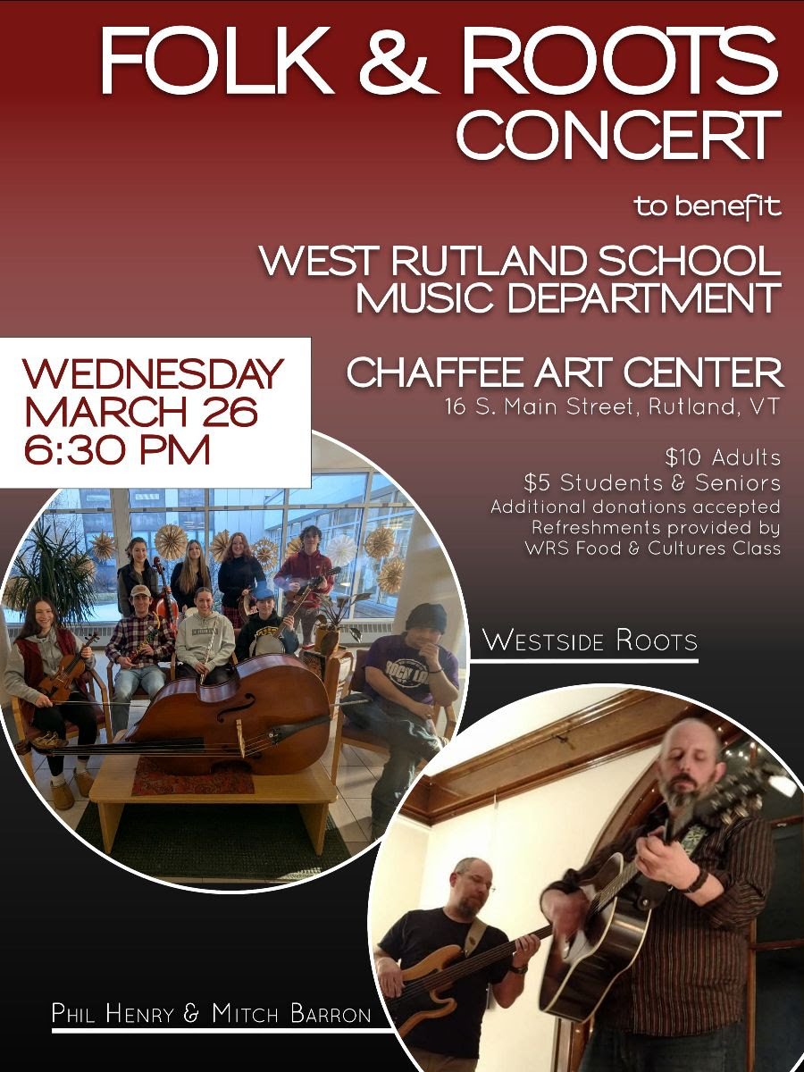 Benefit Concert at the Chaffee March 26